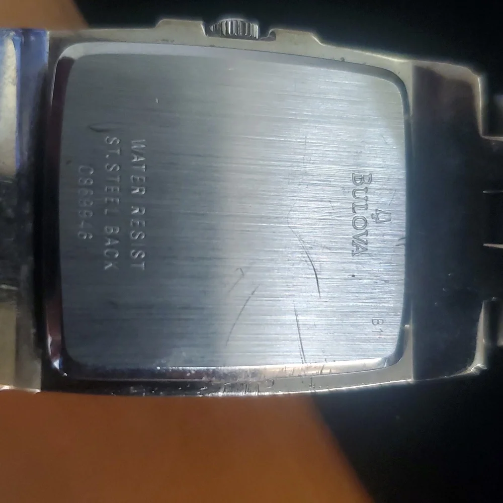 Men’s Black Dial Stainless Steel Bracelet Watch